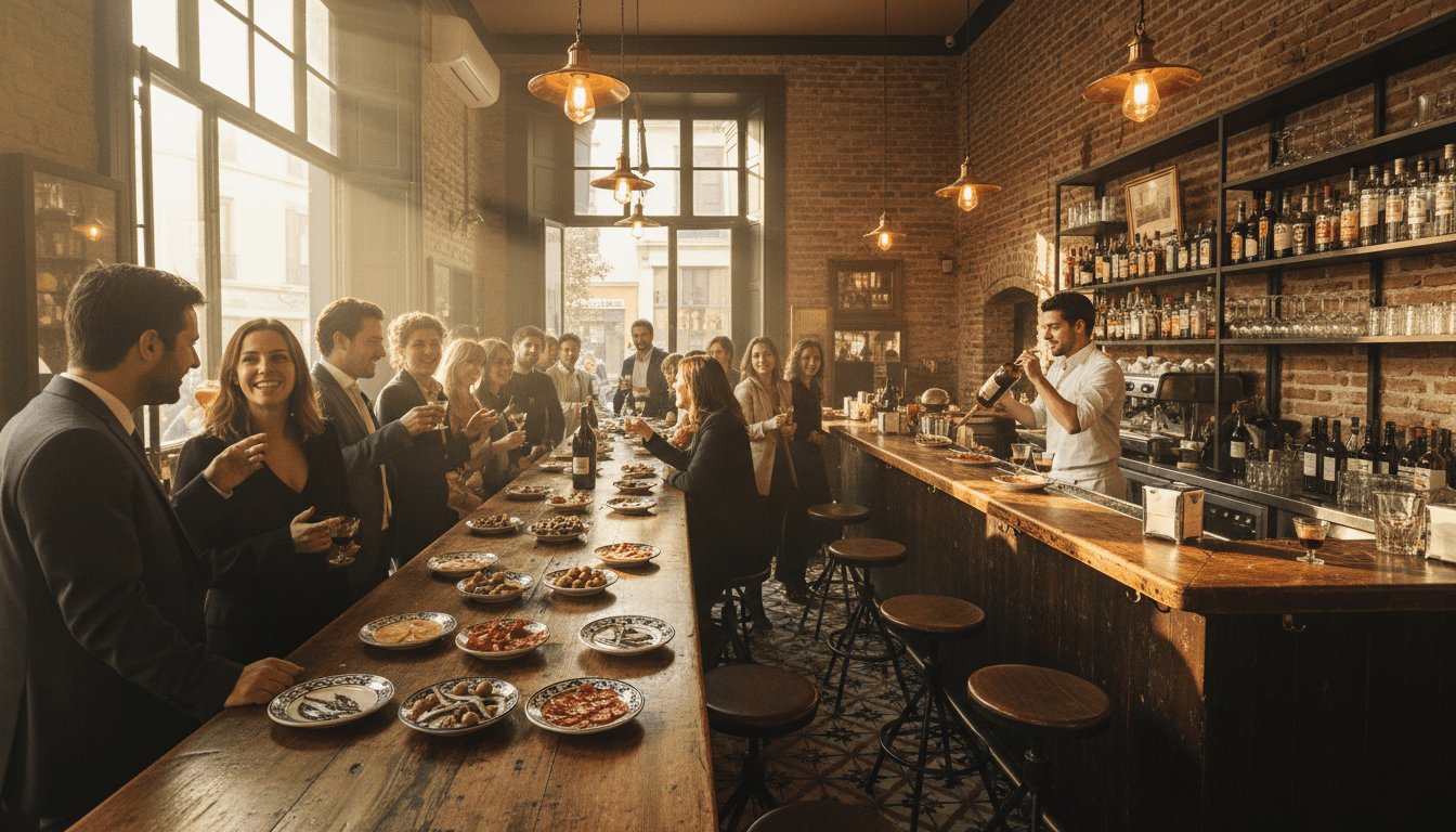 Guests enjoying authentic dining and drinking experience